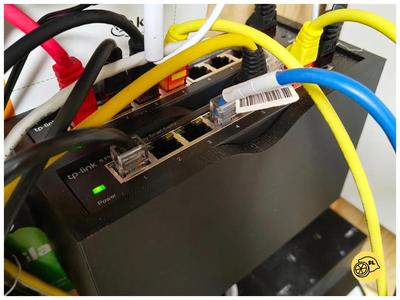 TP-Link switch mount (for two switches)