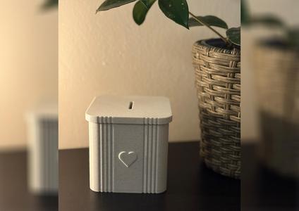 Minimalist Money Box / Piggy Bank