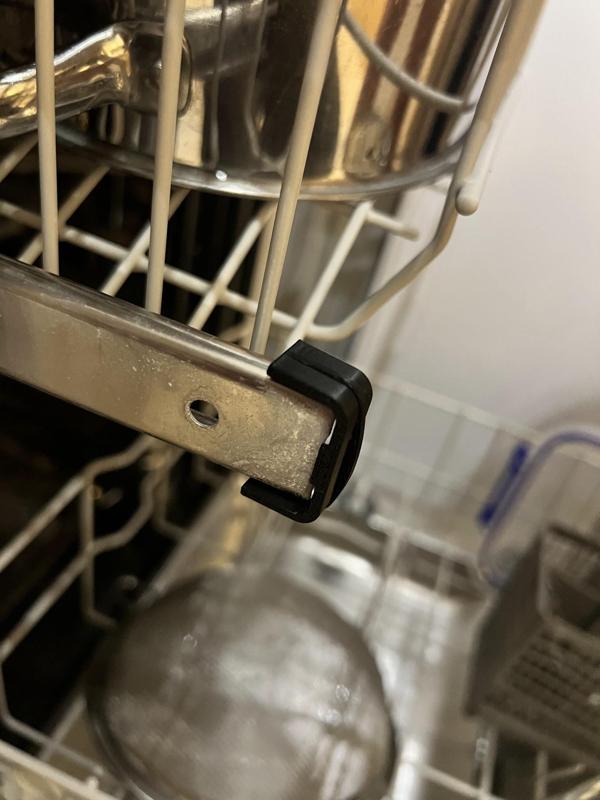 Whirlpool dishwasher front and back fixtures