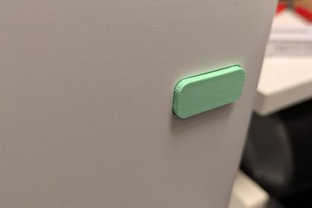A protective cap to prevent the HP MFP M480 from being switched off accidentally