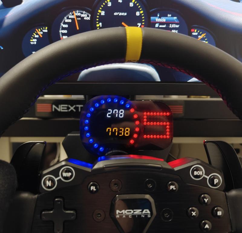 SIMHub dashboard for Moza R5, R9, R12 and Fanatec CLS DD (may be others)