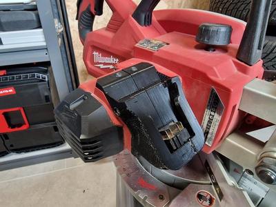 Milwaukee M18 SMS216 Mitre Saw Battery Holder