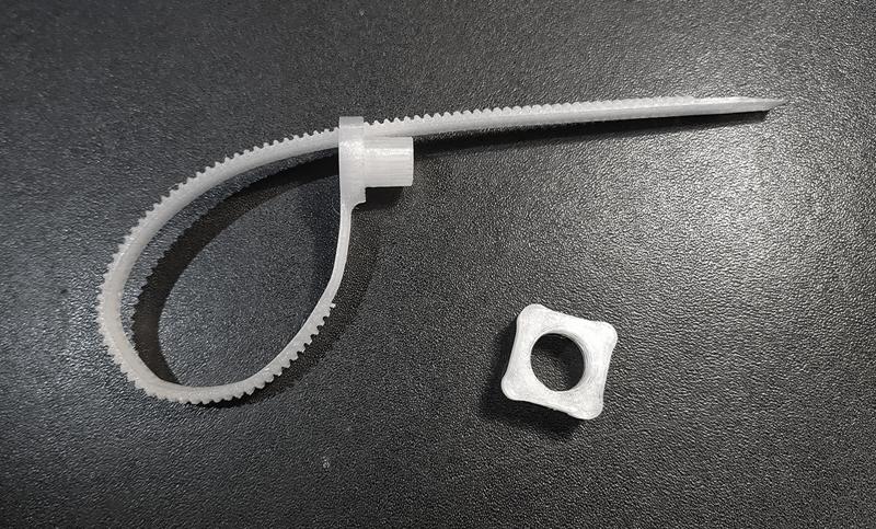 Reusable Screwable Thread Cable Tie / Bike Mount with Quick Fastener