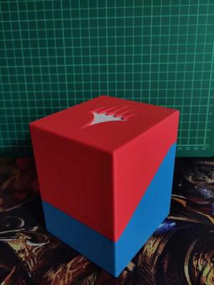 MTG Commander Deckbox (Three colors+Logo)