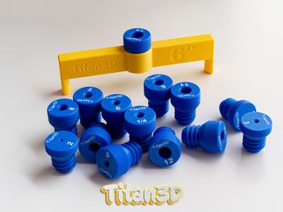 Center Finder / Drill Guide 6" / 152mm Bushings