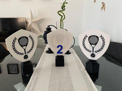 Trofeo padel rotatorio