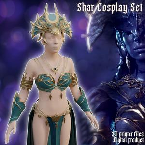 Fantasy Shar Cosplay Accessories Baldurs Gate 3