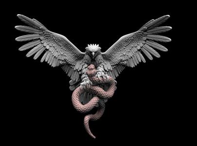 EAGLE AND SNAKE