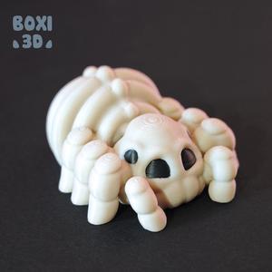 SKELETON SPIDER- FLEXI – ARTICULATED – CUTE – PRINT IN PLACE