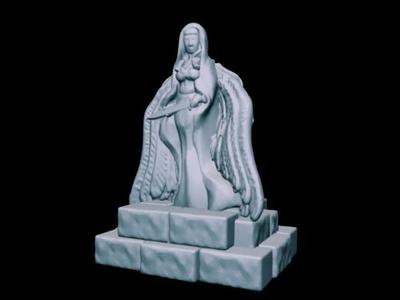 Angelic Statue (28mm/Heroic scale)