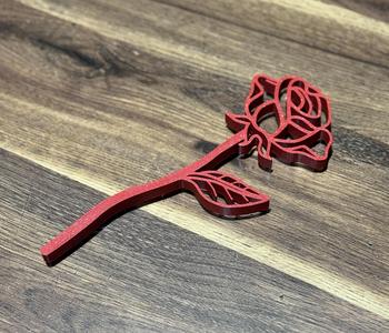 ROSE WITH MINI VASE / THREE DIFFERENT ROSE DESIGNS