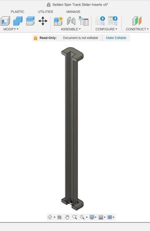 Selden or Kemp Mast – Spinnaker Track Slider Inserts