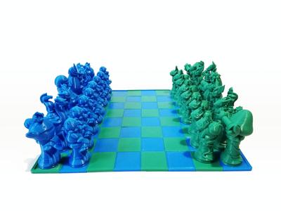 Water Type pokemon chess pack