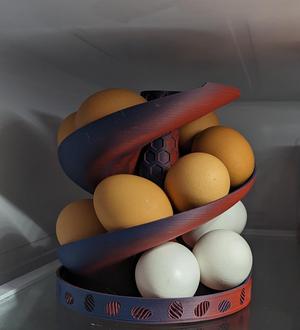 Decorated Spiral Egg Holder
