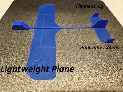 Lightweight plane