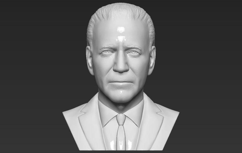 Joe Biden bust 3D printing ready stl obj formats