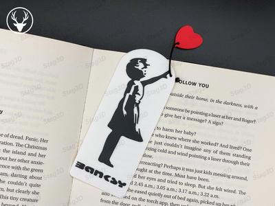 Banksy – Balloon girl bookmark
