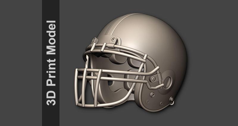 Classic 80s-2010s Football Helmet