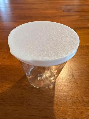 Dessert Italiano Tiramisu Glass Container Lid