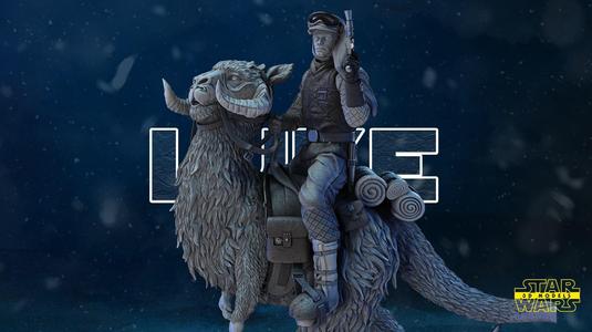 Luke Skywalker Snowsuit Sculpture Tested for 3D printing