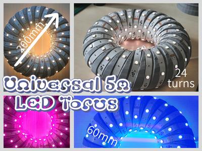 Universal Spiral LED Torus