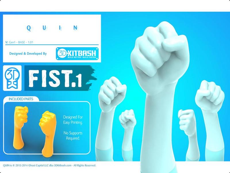 Quin G1: Fist1 – Handy UpKit – 3DKitbash.com