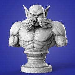 Toppo Bust 3D Printing Figurine | Assembly