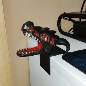 Dragon Skeleton Headphones Holder