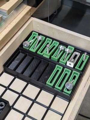 Gridfinity 2x5 Shapeoko Essentials Clamp Tray