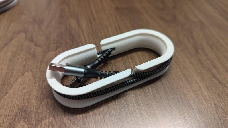 Minimal USB Cable Wrap - Parametric