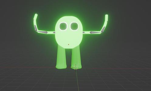 Alien model (Rigged)