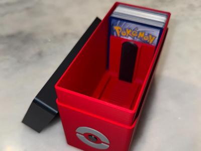 Card Box with Adjustable Holder- Pokemon and Blank