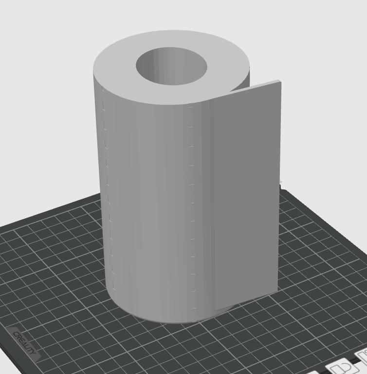 Toilet Paper Roll Vase Design