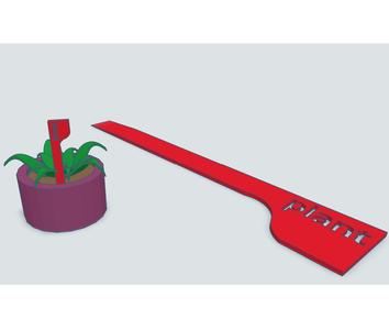 PLANT holder and name for your pot plant