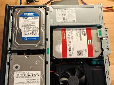 HP EliteDesk 800 G5 third HDD mount