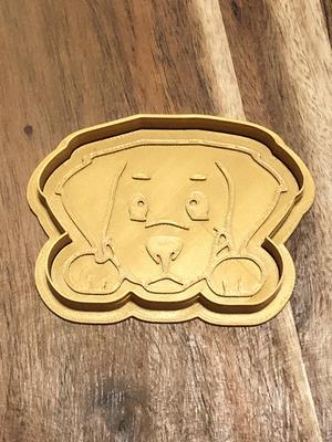 Golden Retriever Cookie Cutters and Stamps