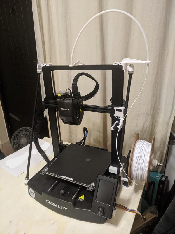 revision of the design for the filament holder from below
