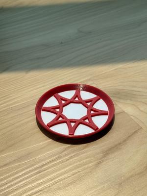 Celestial Bloom Coaster – Eightfold Sacred Geometry