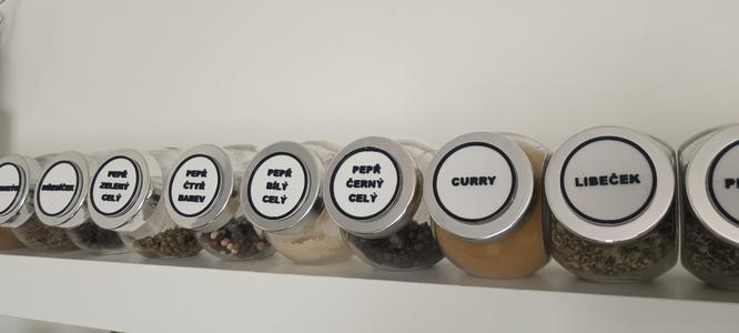 name tags for spices from IKEA