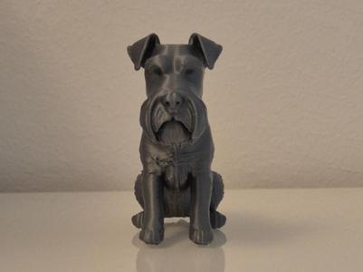 Schnauzer – 3D Printable Dog Figurine