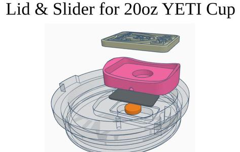 YETI Slider - Add your Name & or Logo