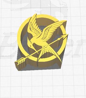 Mocking Jay (Hunger Games) stamp