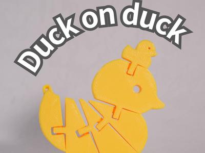 articulated duck on duck