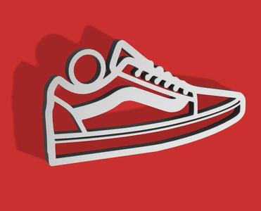 Vans Old Skool keychain