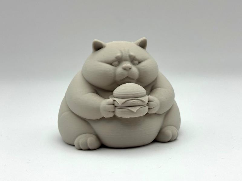 Chonk Burger Cat