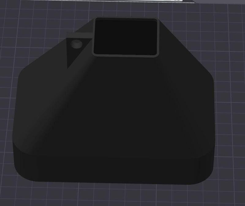 Gasmeter, Adapter with holder for external WLAN-Antenna