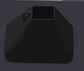 Gasmeter, Adapter with holder for external WLAN-Antenna