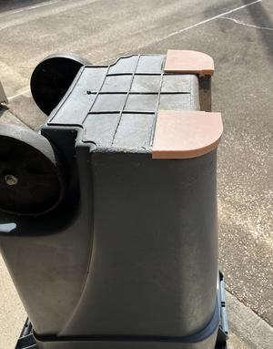 Skid Plates for Rubbermaid Brute 50-gallon Garbage Can