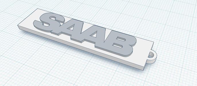saab keychain