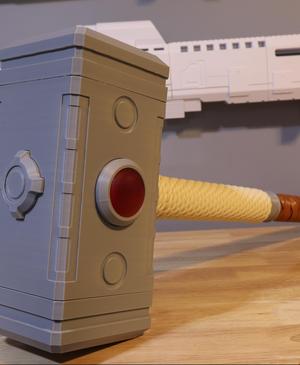 Custom Artificer Hammer Mace STL (3D Print File)
